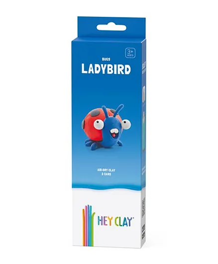Hey Clay DIY Ladybird Air-Dry Clay - 3 Cans