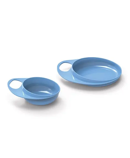 Nuvita Feeding Easyeating Smart Bowl & Dish - Blue