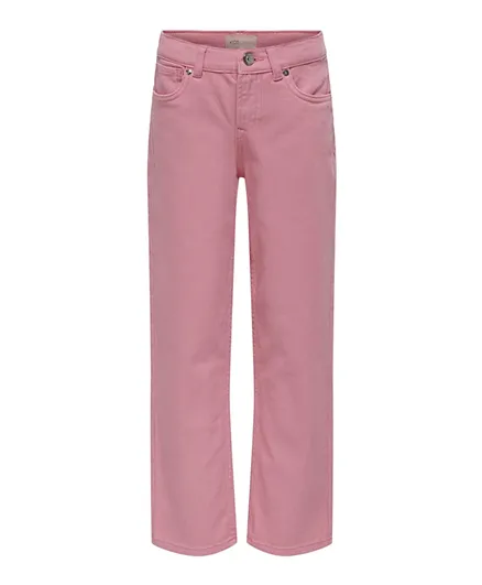 Only Kids Wide Bottom Jeans - Pink