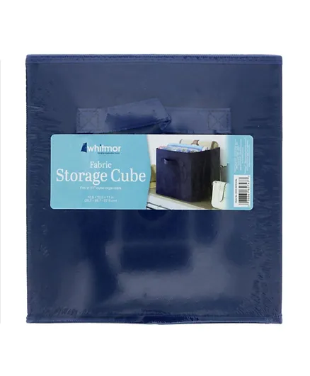 Whitmor Fabric Storage Cube - Navy Blue