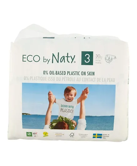 Naty Diapers Size 3 - 30 Pieces