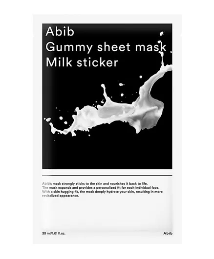 ABIB Gummy Sheet Mask Milk Sticker - 30mL