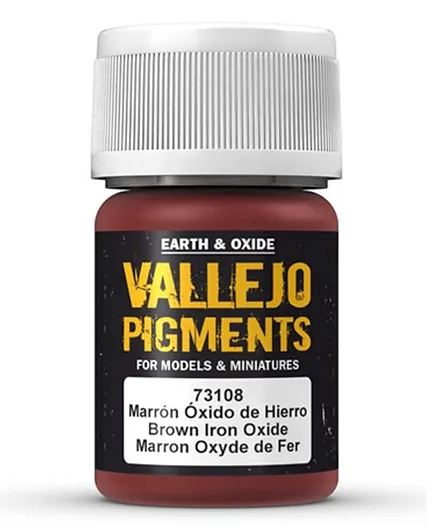 Vallejo Pigment 73.108 Brown Iron Oxide - 35mL