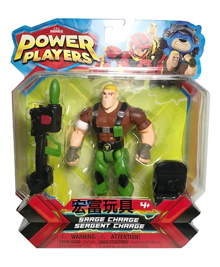 Power Players Sarge Basic Figure - 12.7cm