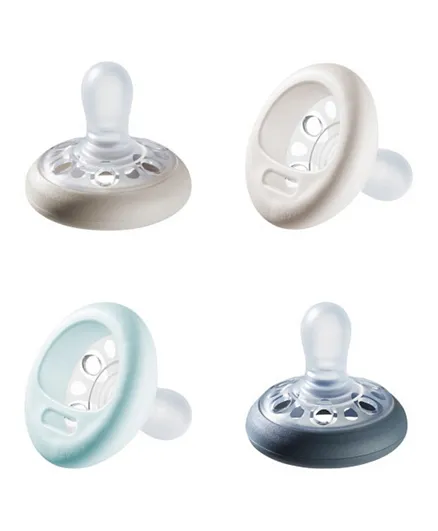 Tommee Tippee Breast-Like Soother Dummies - Pack of 4