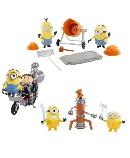 Mattel Minions Movie Moment Figure Playset - Assorted