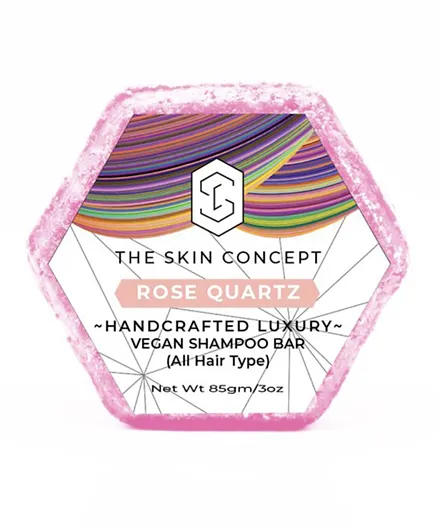The Skin Concept Handmade Vegan Solid Shampoo Bar - Rose Quartz