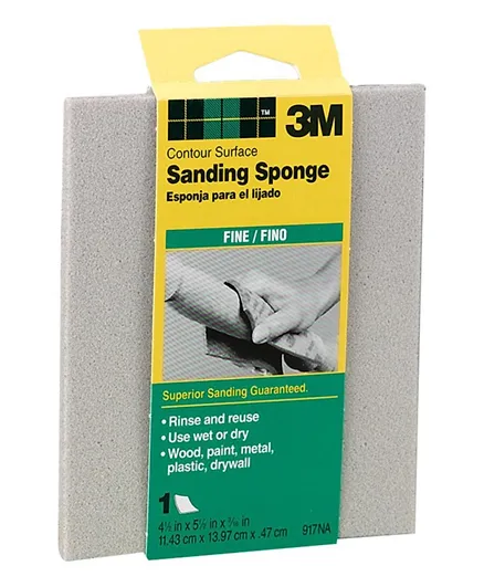 3M Foam Sanding Sponge Fine Contour Surface