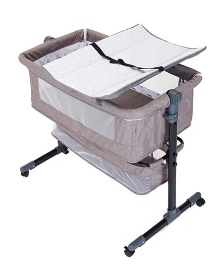 Uniqoo Tita T Modern Baby Bed - Khaki
