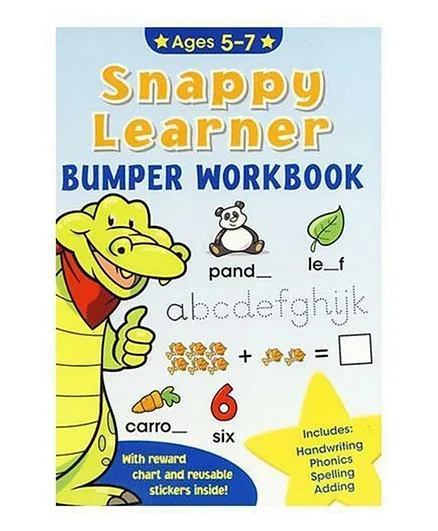 Alligator Books Snappy Learner Bumper Workbook - 120 Pages