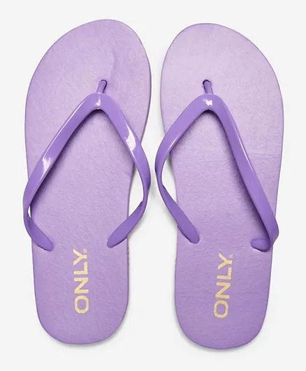 Only Kids Konbea Rubber Flip Flops - Lavender
