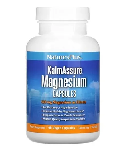 NATURES PLUS Kalm Assure Magnesium 420 mg Capsules - 90 Pieces