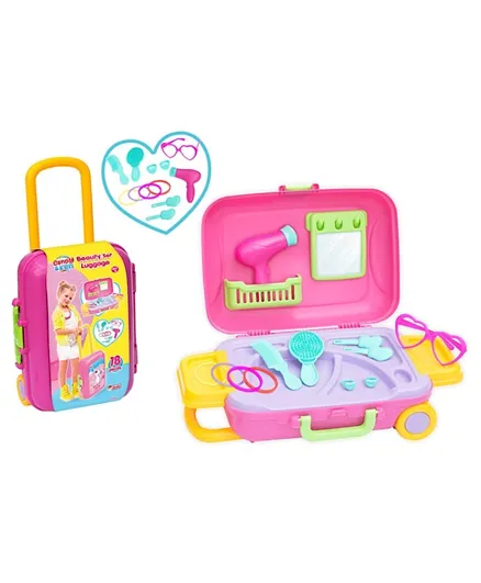 Dede Candy & Ken Beauty Set Luggage Multi Color - 18 Pieces