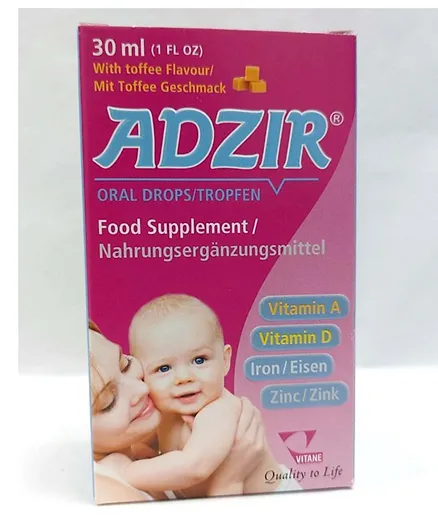 Vitane Adzir Drops Food Supplement - 30mL