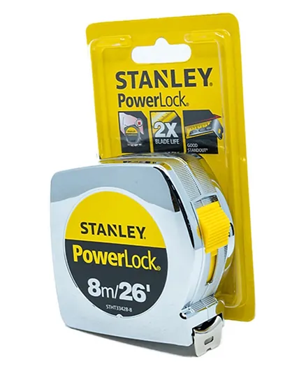 Stanley Tape Power Lock - 8m