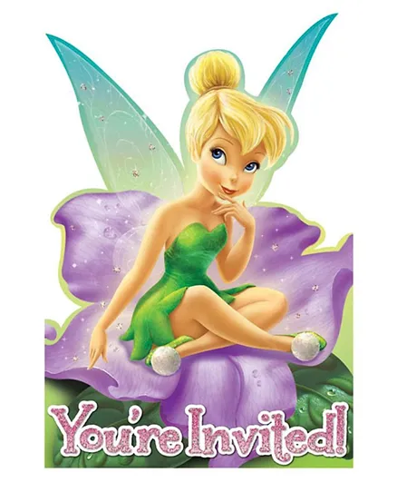 Party Centre Tinker Bell Party Invitation - 32 Pieces