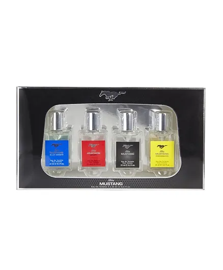 Mustang Ford EDT Classic + Sport + Performence + Blue Cologne Set - 15mL Each