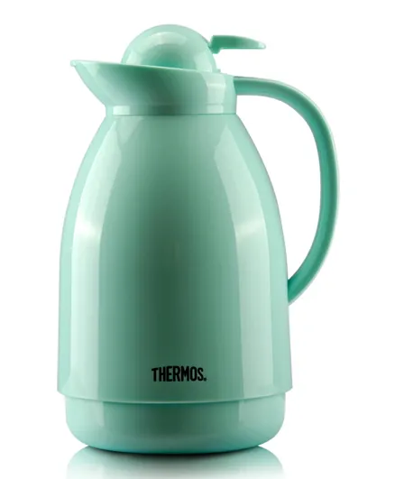 Thermos Patio 100 Carafe Vacuum Insulated Glass Flask 1L - Teal
