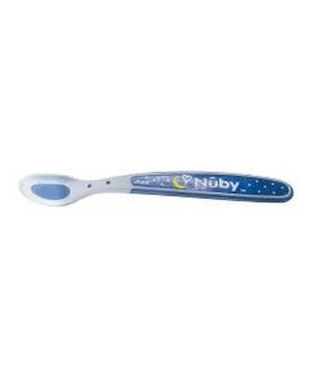 Nuby Little Moments  Hot Safe Spoon Pack of 2 - Blue