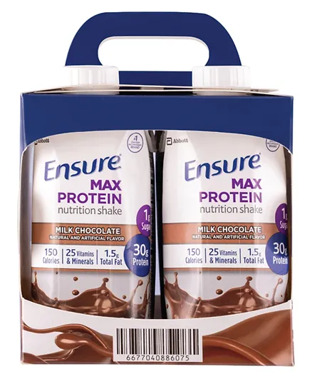 Ensure Max Protein Choco 3 + 1 330mL - Pack of 4