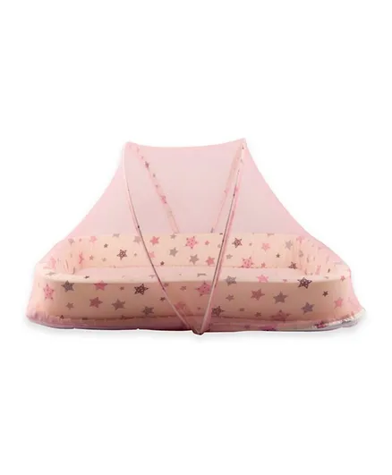 Little Angel Baby Bed with Comfy Paddings - Pink