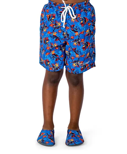 Coega Sunwear Superman Swim Shorts - Blue