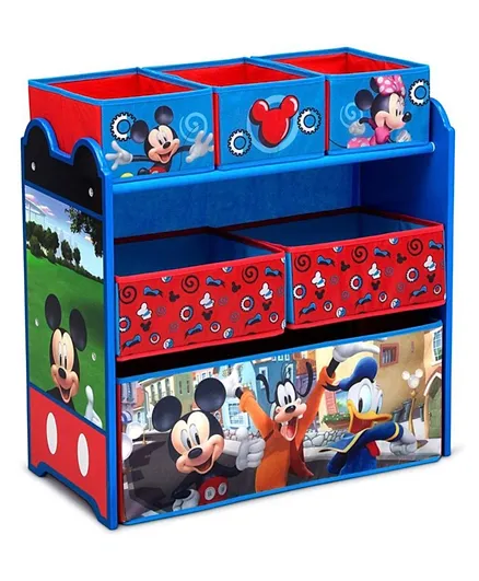 Delta Children Mickey Mouse Multi-Bin Toy Organizer