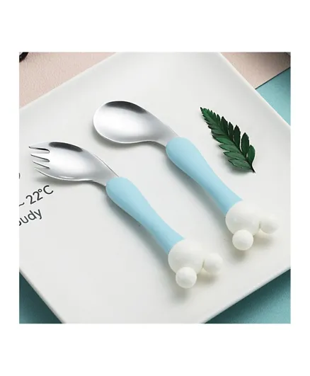 Highland Baby Spoon and Fork Kid's Cutlery with Case - 3 Pieces