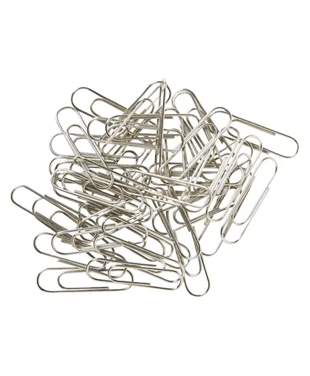 Onyx And Green Paper Clips Assorted Sizes 4003 Silver - 300 Pieces