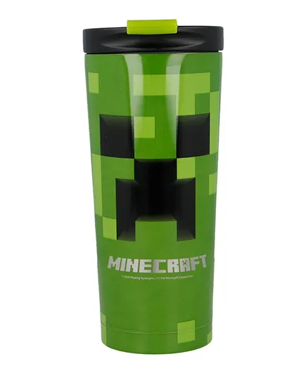 Stor Minecraft Young Adult Insulated Stainless Steel Coffee Tumbler - 425ml