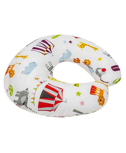 Kinder Valley Circus Friends Donut Nursing Pillow - White