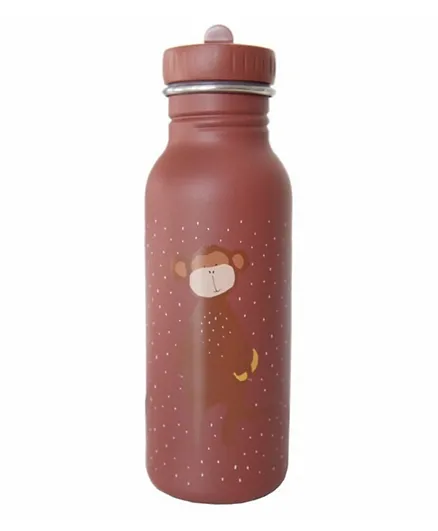 Trixie Mr Monkey Stainless Steel Water Bottle Red - 500mL