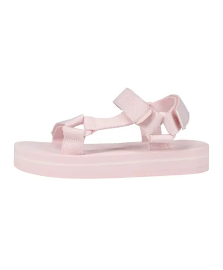 Polo Ralph Lauren New Haven Platform Velcro Strap Sandals - Light Pink