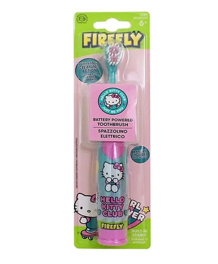 Firefly Sanrio Hello Kitty Toothbrush Turbo Power With Battery - Pink