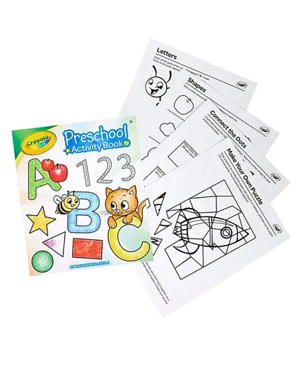 Crayola Toddler Coloring Book With Activities