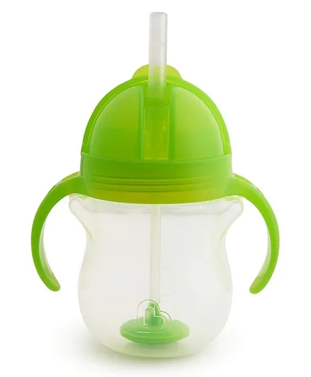 Munchkin Click Lock Tip & Sip Flexi Straw Cup Green - 207mL