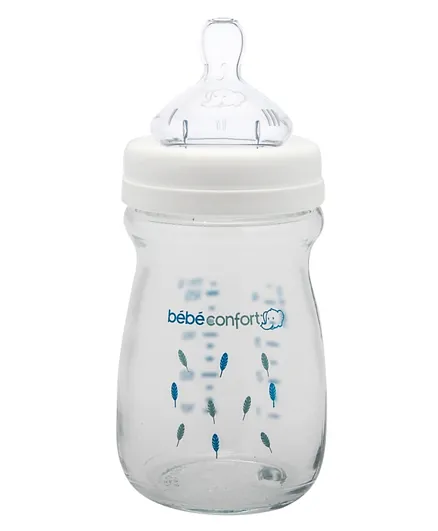 Bebeconfort Maternity Bottle Glass White - 130 ml