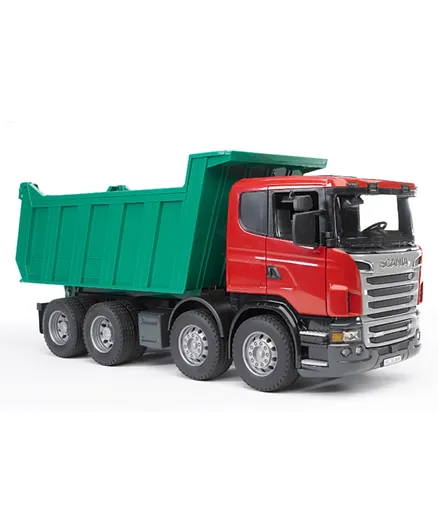 Bruder Scania Series Tipper Truck  - Red & Green