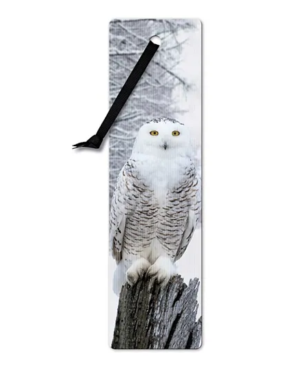 IF 3D Bookmark - Snowy Owl