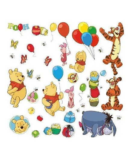 Roommates Winnie The Pooh: Pooh & Friends Peel & Stick Wall Decals