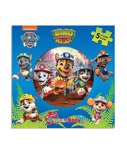 Nick Paw Patrol Dino Rescue My First Puzzle Board Book - English