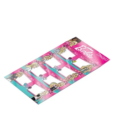 Barbie Name Label Sheet - Multicolor