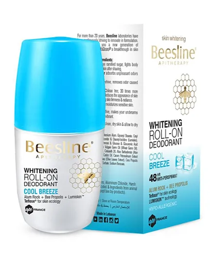 Beesline Cool Breez Whitening Roll-On Deodorant  - 50mL