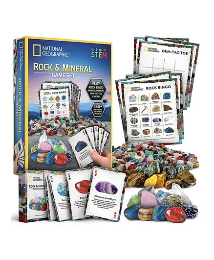 National Geographic Rock & Mineral Card Board Game