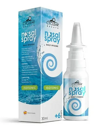 Cyclear Isotonic Nasal Spray 6+ - 30mL