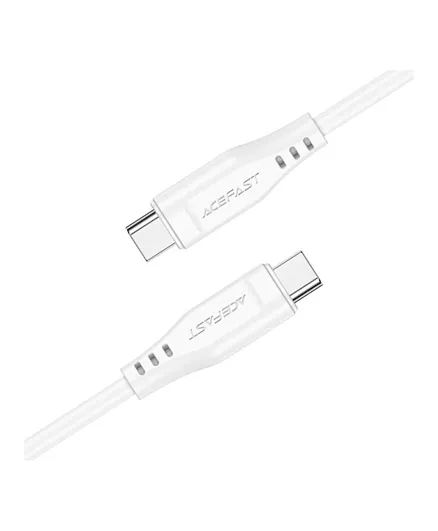 Acefast USB-C to USB-C Tpe Charging Data Cable - White