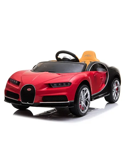Babyhug Buggati Chiron Licensed Battery Operated Ride On with Music & Light and Remote Control - Red