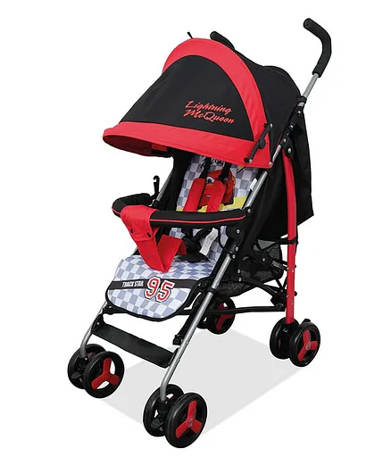 Disney Cars Lightning McQueen Lightweight Adventure Stroller - Red