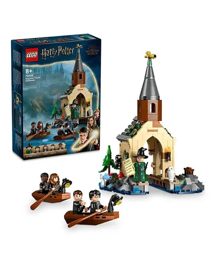 LEGO Harry Potter Hogwarts Castle Boathouse Set, 76426, 350pc, Ages 8 Years+, Modular Build, Collectible Minifigures