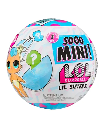 L.O.L. Surprise! Sooo Mini! Lil Sis With 5 Surprises in SK - Assorted